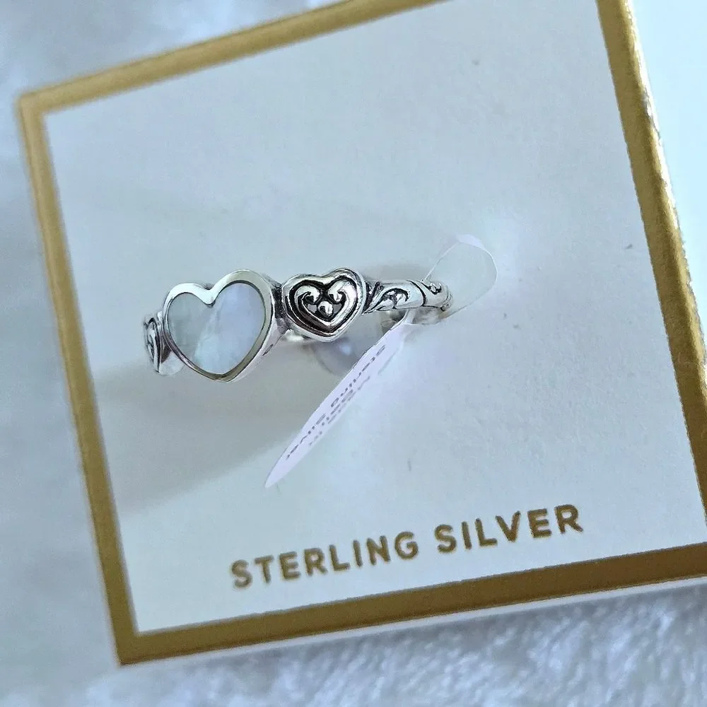 Annika Witt Sterling Silver🤍 Triple3️⃣ Heart❤ Ring💍 - NWT